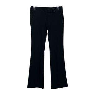 HAVE Black Mid-Rise Flare Leg Trouser Dress Pants Size Medium